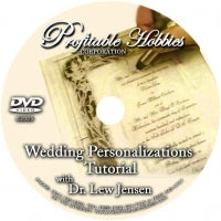 DVD- Wedding Personalization Tutorial